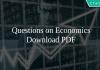 Questions on Economics