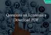 Questions on Economics