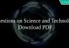 Questions on Science and Technology