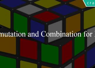 Permutation and Combination for XAT
