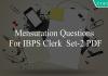 Mensuration questions for ibps clerk set-2 pdf