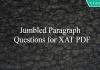 Jumbled Paragraph Questions for XAT PDF