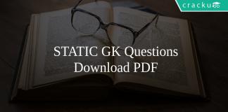 STATIC GK Questions