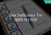 Data Sufficiency for ibps so pdf