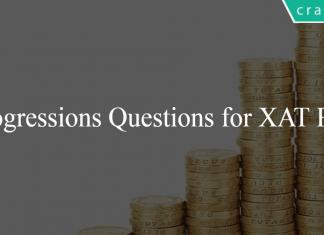 Progressions Questions for XAT PDF