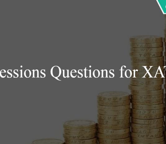 Progressions Questions for XAT PDF