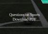 Questions on Sports