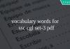 vocabulary words for ssc cgl set-3 pdf