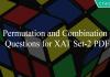 Permutation and Combination Questions for XAT Set-2 PDF