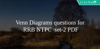 Venn Diagrams questions for RRB NTPC set-2 PDF