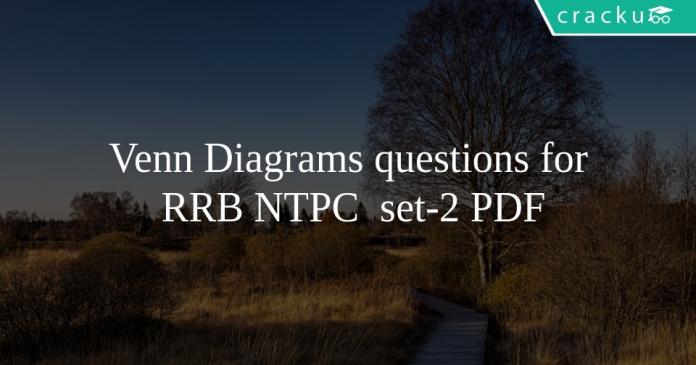 Venn Diagrams questions for RRB NTPC set-2 PDF