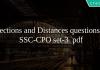 Directions and Distances questions for SSC-CPO set-3 pdf