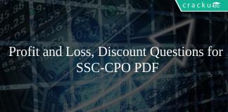 Profit and Loss, Discount questions for ssc-cpo PDF