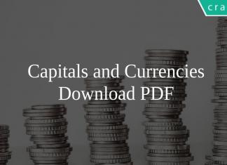 Capitals and Currencies