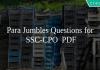 Para Jumbles Questions for SSC-CPO PDF