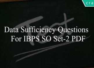 Data Sufficiency questions for ibps so set-2 pdf