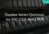 Number Series Questions for SSC CGL Set-3 PDF