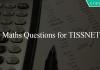 Maths Questions for TISSNET
