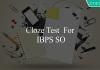 Cloze Test for ibps so