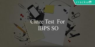 Cloze Test for ibps so