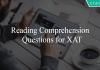 Reading Comprehension Questions for XAT