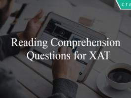 Reading Comprehension Questions for XAT