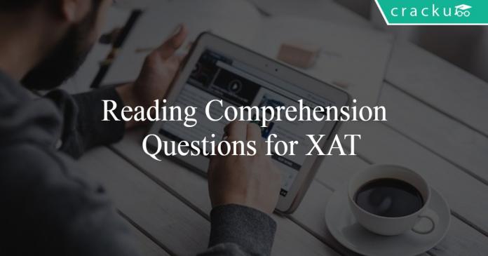 Reading Comprehension Questions for XAT