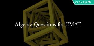 Algebra Questions for CMAT