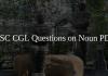 SSC CGL Questions on Noun PDF