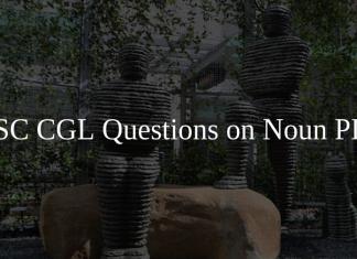 SSC CGL Questions on Noun PDF