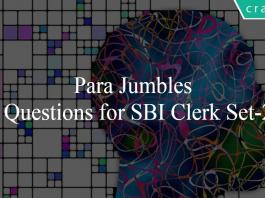 Para Jumbles Questions for SBI Clerk Set-2