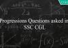 Progressions Questions asked in SSC CGL