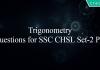 Trigonometry Questions for SSC CHSL Set-2 PDF