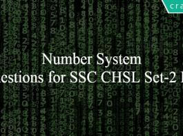 Number System Questions for SSC CHSL Set-2 PDF