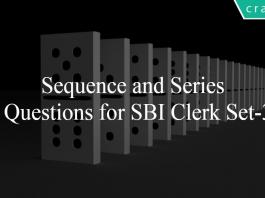 Sequence and Series Questions for SBI Clerk Set-3