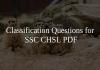 Classification Questions for SSC CHSL PDF