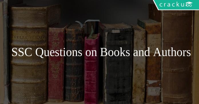 SSC Questions on Books and Authors