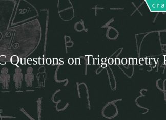 SSC Questions on Trigonometry PDF
