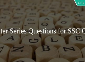 Letter Series Questions for SSC CGL