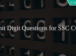 Unit Digit Questions for SSC CGL