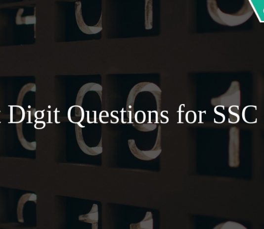 Unit Digit Questions for SSC CGL