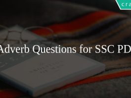 Adverb Questions for SSC PDF