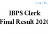 ibps clerk result