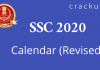 SSC 2020 Calendar