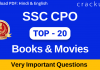 SSC CPO Books & Movies