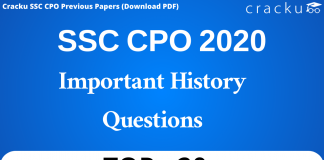SSC CPO History Questions