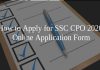 How to Apply for SSC CPO 2020