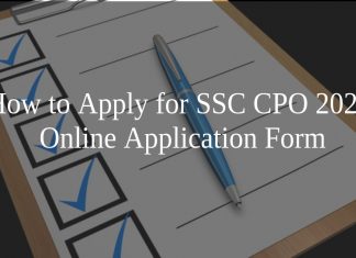 How to Apply for SSC CPO 2020