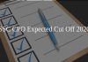 SSC CPO Expected Cut Off 2020