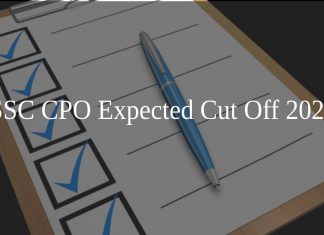 SSC CPO Expected Cut Off 2020